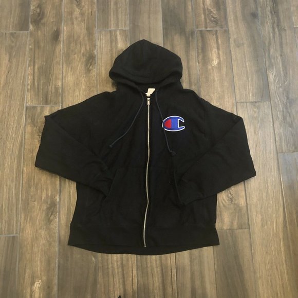 Champion Other - VTG Champion Reverse Weave Full Zip XL Black Hoodi